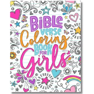 Bible Verse Coloring Book for Girls, teens, adults Art Is Art Creative Book relaxation paperback mystery mosaic