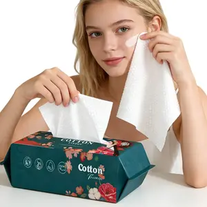 Disposable Face Towels,1/2/4/6Packs,Skincare Facial Cleansing Towels, Unscented Tissues forUltra Soft & Thick Gentle Makeup Remover Dry Wipes, Lint-Free, Hypoallergenic & Vegan for Sensitive Skin, Travel Essential