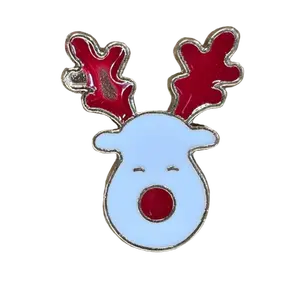 Snow Reindeer Pin