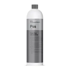 Koch Chemie Plast Star Silicone Free PSS | Exterior Trim Restorer | Dry Touch Satin Finish Without Greasy Shine | Restores Uniform Look on Plastics and Rubber | Bodyshop Friendly Formula | 1 Liter