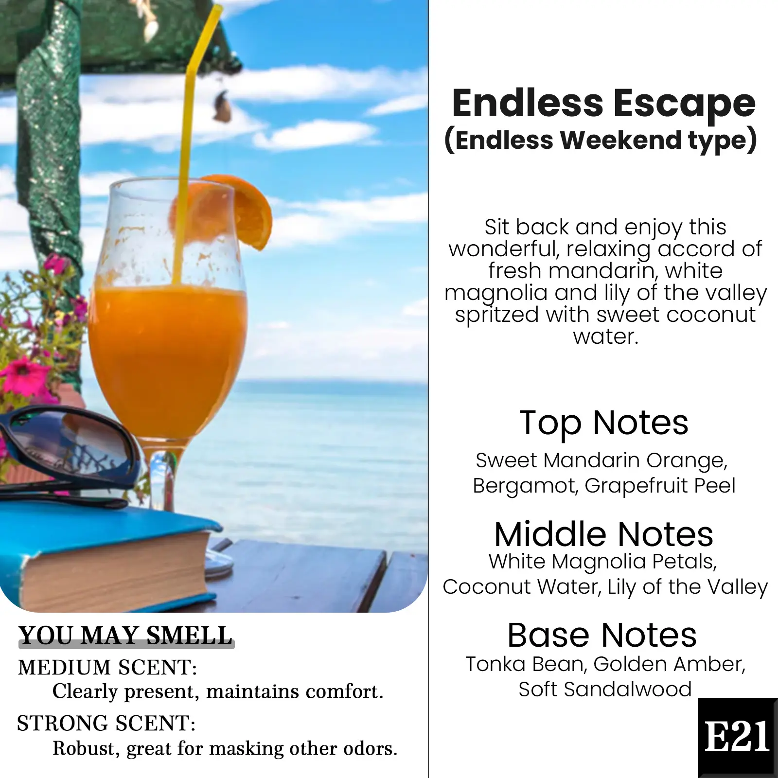 E21- Weekend Escape(Endless Weekend type)