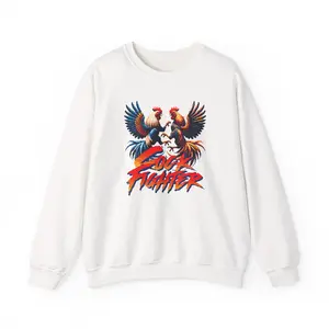 Cockfighter Rooster Sweatshirt – Bold Graphic Crewneck for Statement Style