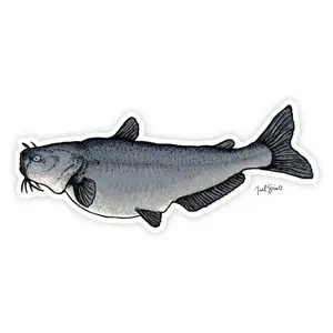 Blue Catfish Decal