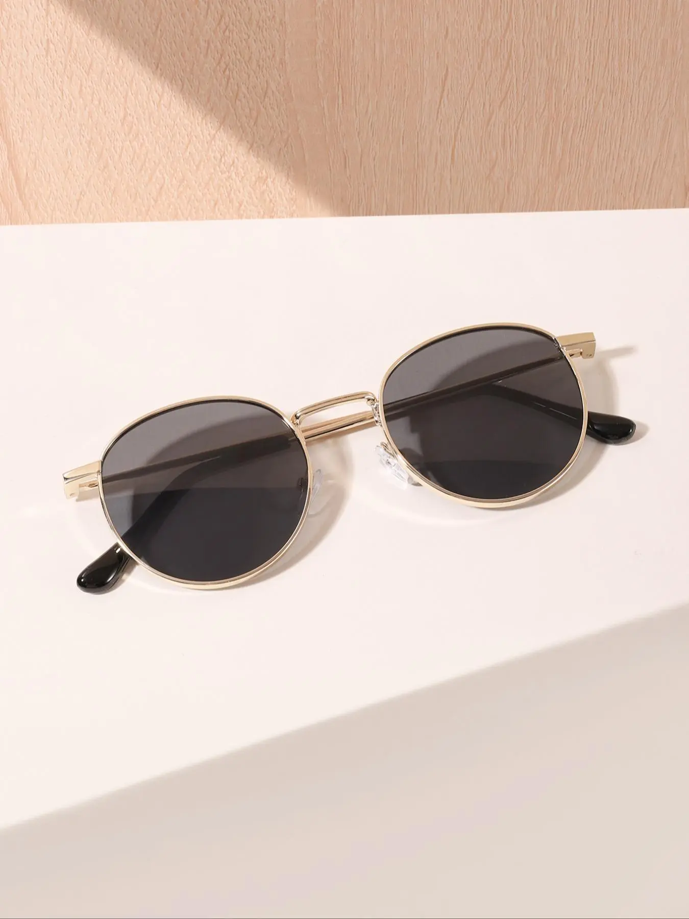 Men's Vintage Geometric Frame Sunglasses, Trendy Casual Sunglasses for Everyday Use, Fashion Accessories for Outdoor Activities, Trendy Styling Sunglasses