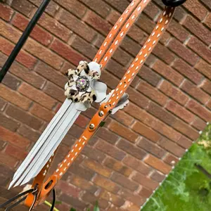 Light Oil Cheetah Fringe Headstalll