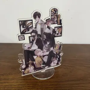 Bungou Stray Dogs 10th Anniversary Acrylic Stand Figure Anime Dazai Osamu Nakahara Chuuya Desktop Standing Plate Toy