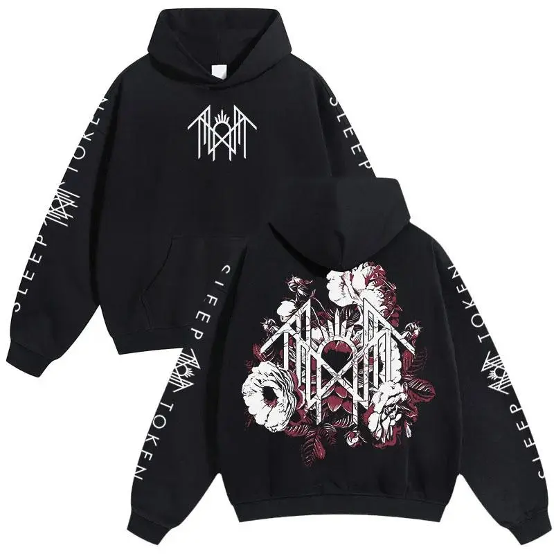 Retro Sleep Token Flower Logo Hoodie, Sweatshirt, Sleep Token Tour 2025 shirt, New Song Concert Tour, Gift for Fan, sleep token shirt, sleep token merch