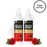Wig Rose Milk Spray Wig Spray for Synthetic Hair, Leave-In Conditioner Spray for Hair Wigs, Conditioner ＆ Detangler 2 in 1 Moisturize Spray, Hydrates & Replenishes Synthetic Wigs Easy Combing (3.4 fl oz)