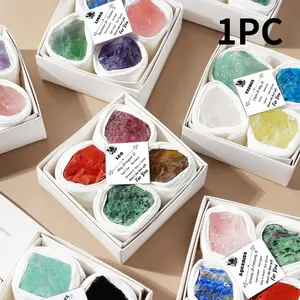 12 Constellation Crystal Energy Gift Set, Natural Crystal Set, Intuitively Chosen Crystals, Raw Stone Crystals & Chakra Quartz Amulets, Reiki Healing & Decor, Perfect Gift Idea