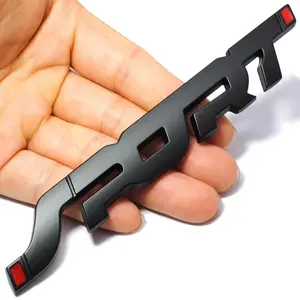 Car Rear Sport Racing Letter Design Badge, Heat Resistant Car Emblem Sticker, Car Decals, Universal Car Exterior Decoration Accessories for Men