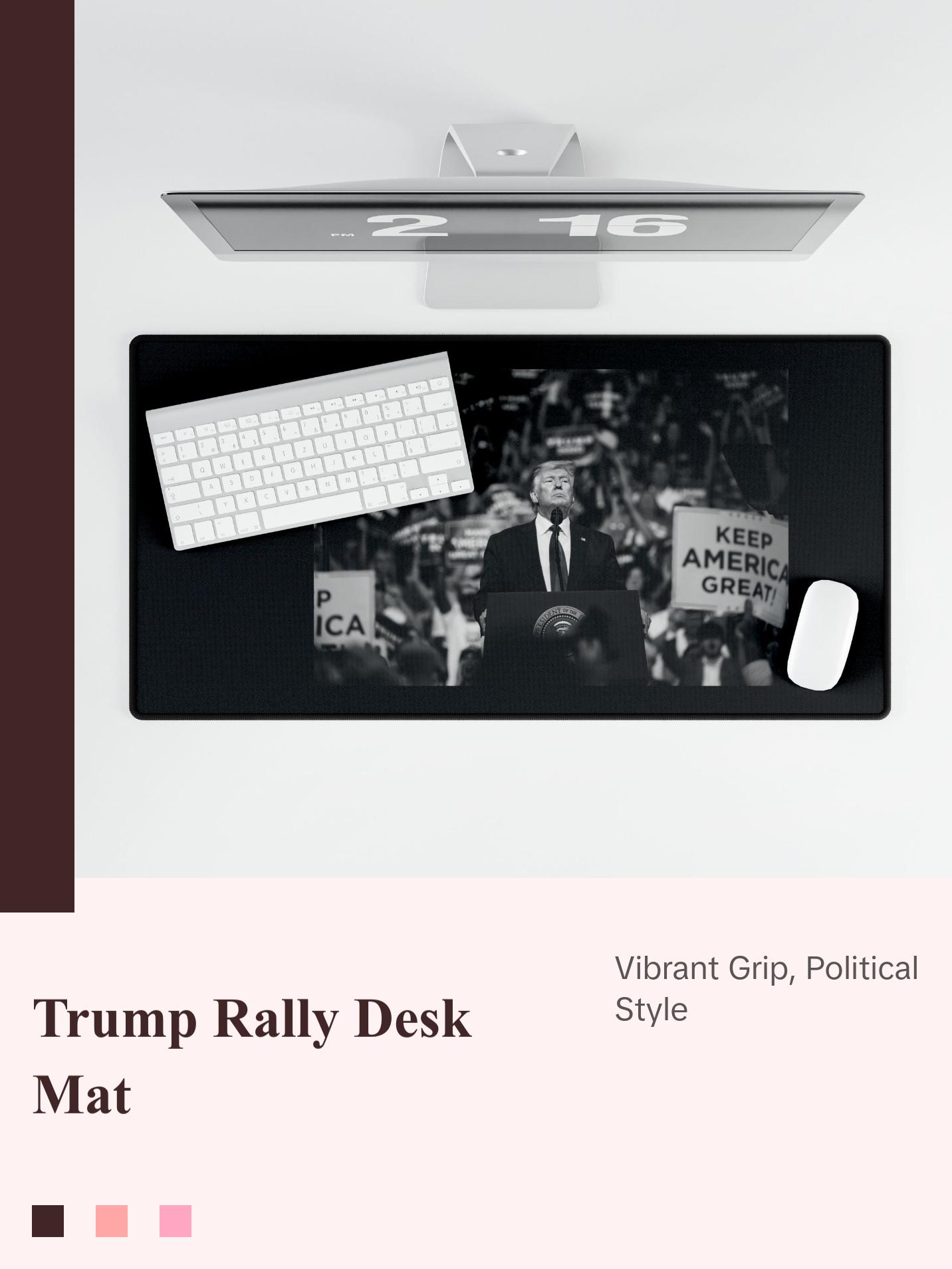Desk Mat - Donald Trump Rally Keyboard Desk Mat