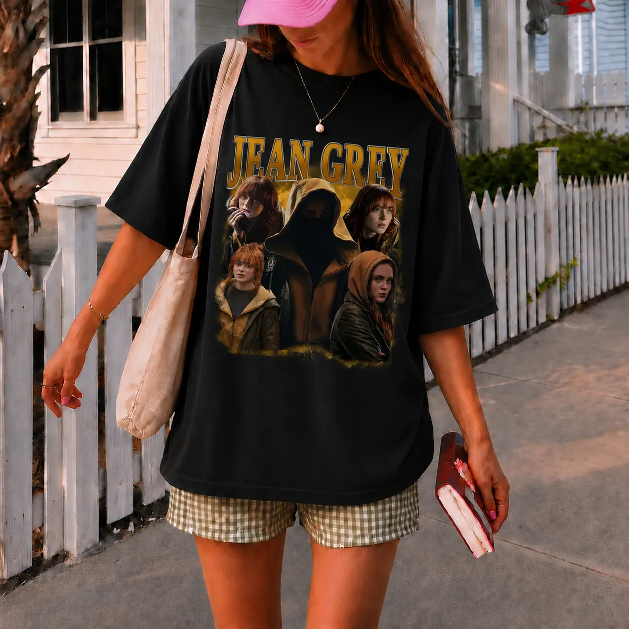 Jean Grey Vintage Bootleg T-Shirt - Sweatshirt - Hoodie Cotton Fabric