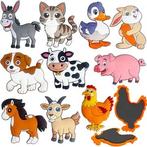 Fridge Magnets for Toddlers 1-3, Farm Animals Refrigerator Magnets for Kids, Large Size & Full Back Magnet Cute Toy, Educational Gift for Baby