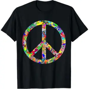 Summer t Shirts Peace Sign T-Shirt