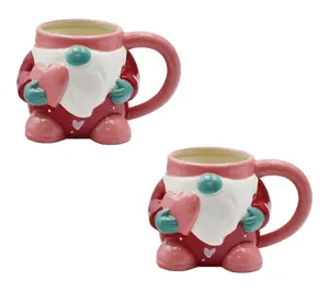 Temp-tations Seasonal Set of (2) 18-oz Gnome Mugs Temp-tations Seasonal Set of (2) 18-oz Gnome Mugs