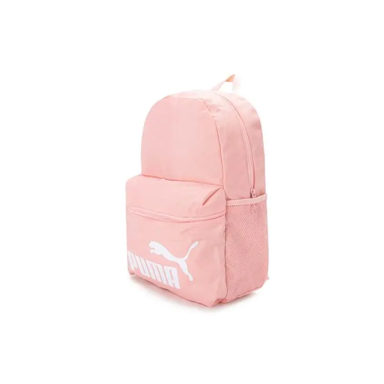 PUMA Women's Pink Fabric Laptop Backpack, Sporty Design Traveling Bag for Students