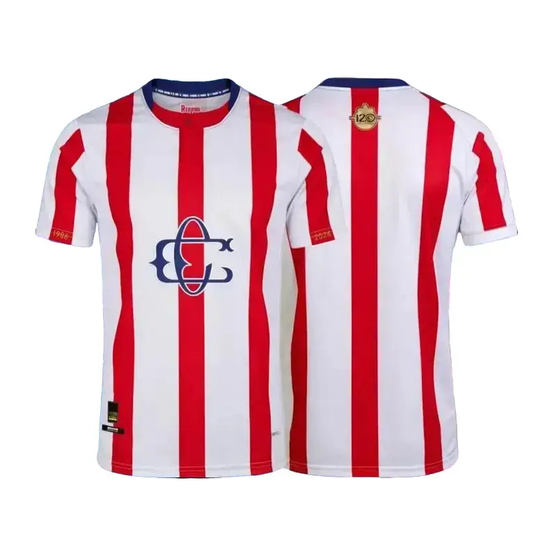 2026 Chivas de Guadalajara 120th Anniversary Soccer Jersey – White & Red Liga MX Fan Shirt, Short & Long Sleeve Football Jersey