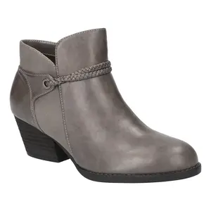 Bella Vita Block Heel Braid Detail Booties-Audrina