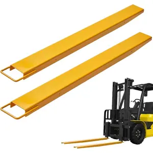VEVOR Forklift Extensions, 72 Inch Fork Extensions 4.5 Inch Width, Heavy Duty Fork Extensions for Forklifts, 1 Pair Forklift Extensions for Forklift Truck, YellowVEVOR Super Brand Day