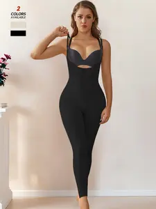 Postpartum Recovery Body Shaping Bodysuit, High Waist Abdominal Support & Hip Lifting, Lightweight Compression Full Body Slimming Wear