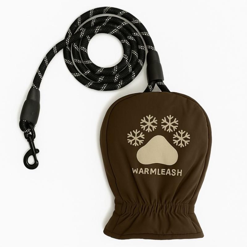 【WarmLeash️️️】 Dog Leash with Thermal Mitten for Cold Weather Dog Walking, Winter Dog Leash with Built-in Handle, Winter Dog Walking Essentials, 6 FT, 1/2 inch 【WarmLeash️️️】 Dog Leash with Thermal Mitten for Cold Weather Dog Walking, Winter Dog Leash with Built-in Handle, Winter Dog Walking Essentials, 6 FT, 1/2 inch
