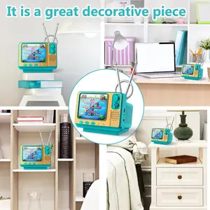 Retro Handheld Video Game Console 308 Built-In Games Mini TV Style Player for Kids & Adults Great Decorative Piece