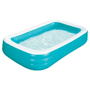 Inflatable Swimming Pool - 10ft Rectangular Family   - Pool Only