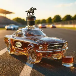 Creative Car-shaped Sealed Empty Wine Bottle Special for Whiskey Vodka and Red Wine Irregular-shaped Wine-soaking Bottle Decoration