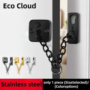 Stainless Steel Anti-Theft Door Chain, Home Security Lock, Drillable/non-Drillable, Door Latch, Safety Device, Yi18820260527