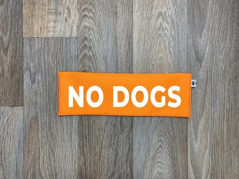 No Dogs Leash Sleeve
