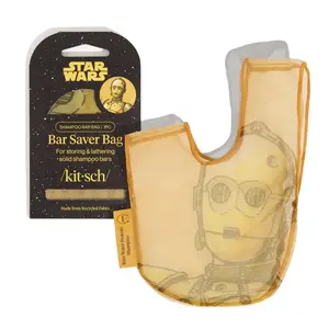 Star Wars™ & Kitsch Shampoo Bar Saver Bag - C-3PO