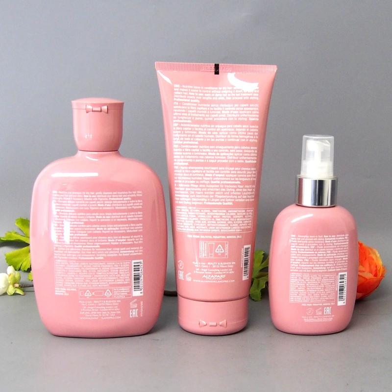 Alfaparf Semi Di Lino Moisture Nutritive Trio - Shampoo 250ml, Conditioner 250ml, Detangling Fluid 125ml - Hydrate & Nourish Dry Hair