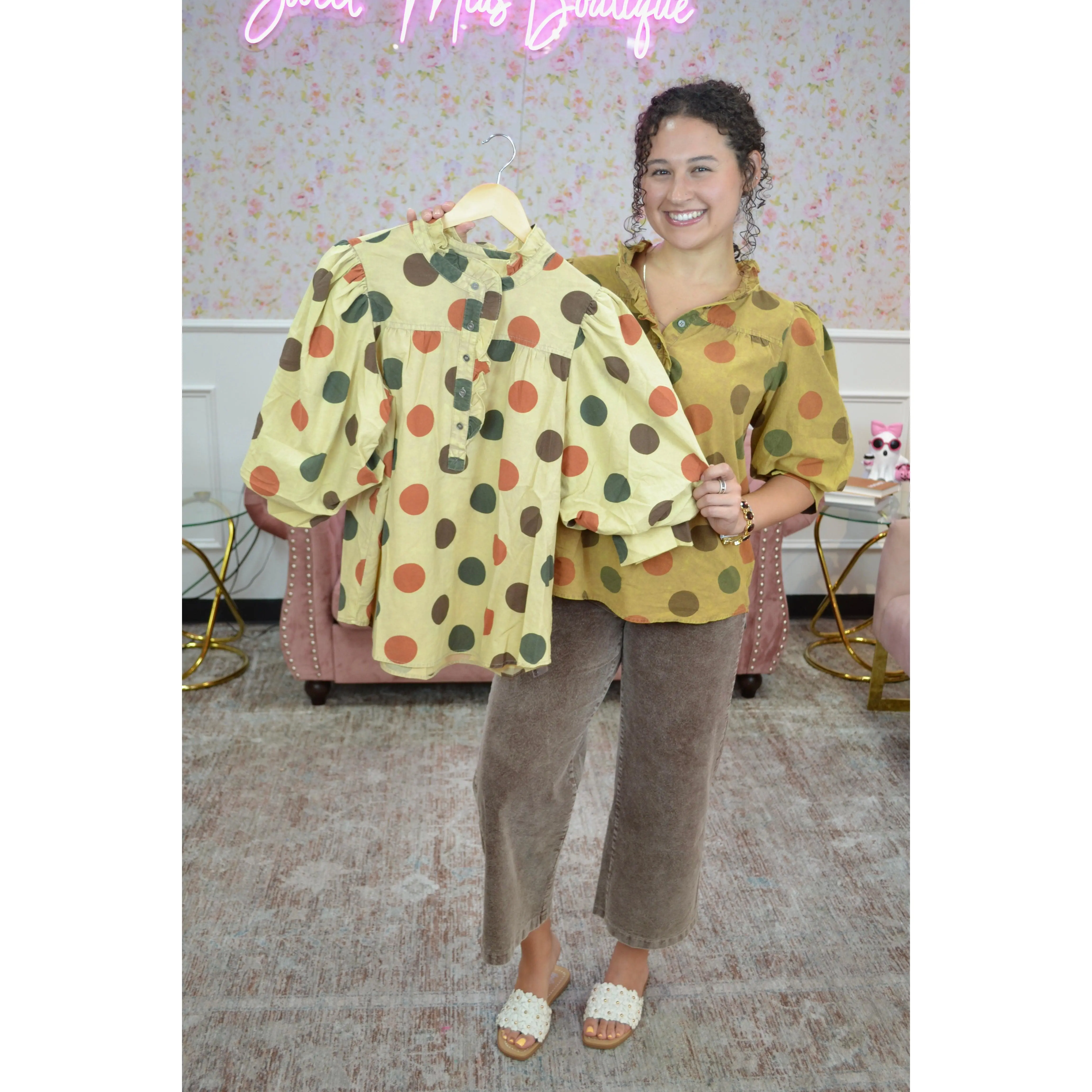 Falling for You Blouse By Easel