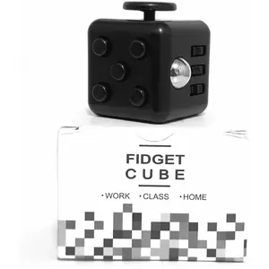 Premium Hand Cube: Unleash Stress Relief and Boost Focus Hand Cube: The Ultimate Handcrafted Premium Quality Fidget Toy for All Age, Fun, Relaxing, and Perfect for Every Occasion (Midnight Black)
