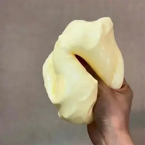 Jumbo Cheese Cube Stress Ball Big Cheese Shapeable Squeeze Ball Non-Bounce Fidget Toy ASMR Sensory Anti-Stress Festival Gift