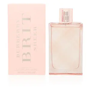 Burberry 3.3 oz Brit Sheer Eau De Toilette Spray for Women Burberry 3.3 oz Brit Sheer Eau De Toilette Spray for Women
