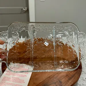 Charola de la línea fantasía con divisiones, princess house