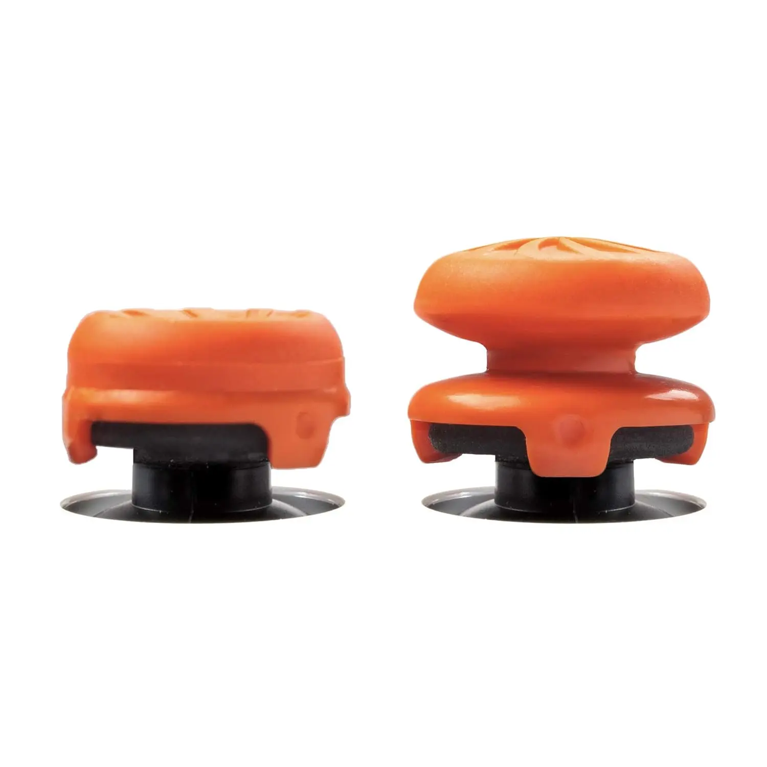 Gaming Grips Thumbsticks For PS4/PS5/Xbox Controller, Professional Non-slip Thumbsticks, 1 High-Rise and 1 Mid-Rise Concave, Orange