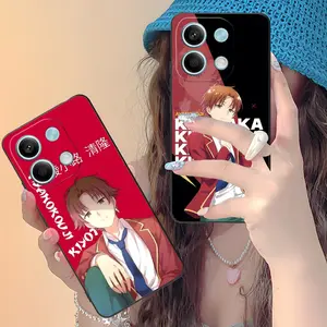 Classroom Elite Ayanokoji Phone Case for iPhone 17 16 15 14 13 12  Air Pro Max Plus Black Pretty Cellphones Cover