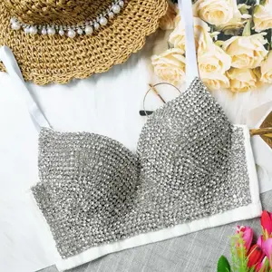 Anna Rhinestone Bustier Top