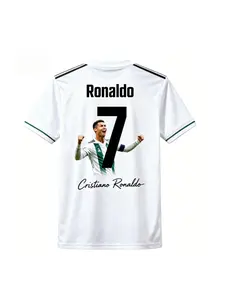 Hot Sale Ronaldo #7 Football Soccer T Shirt 2025 Men Women Boys Girls 3D Print Training Jersey Breathable Comfortable Wear ﻿