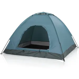 Family Camping Made Easy! 3-4 Person Dome Tent – Lightweight 3.3 lbs, Waterproof & UV-Proof, Easy Setup, Portable Carrying Bag. Perfect for Weekend Adventures!