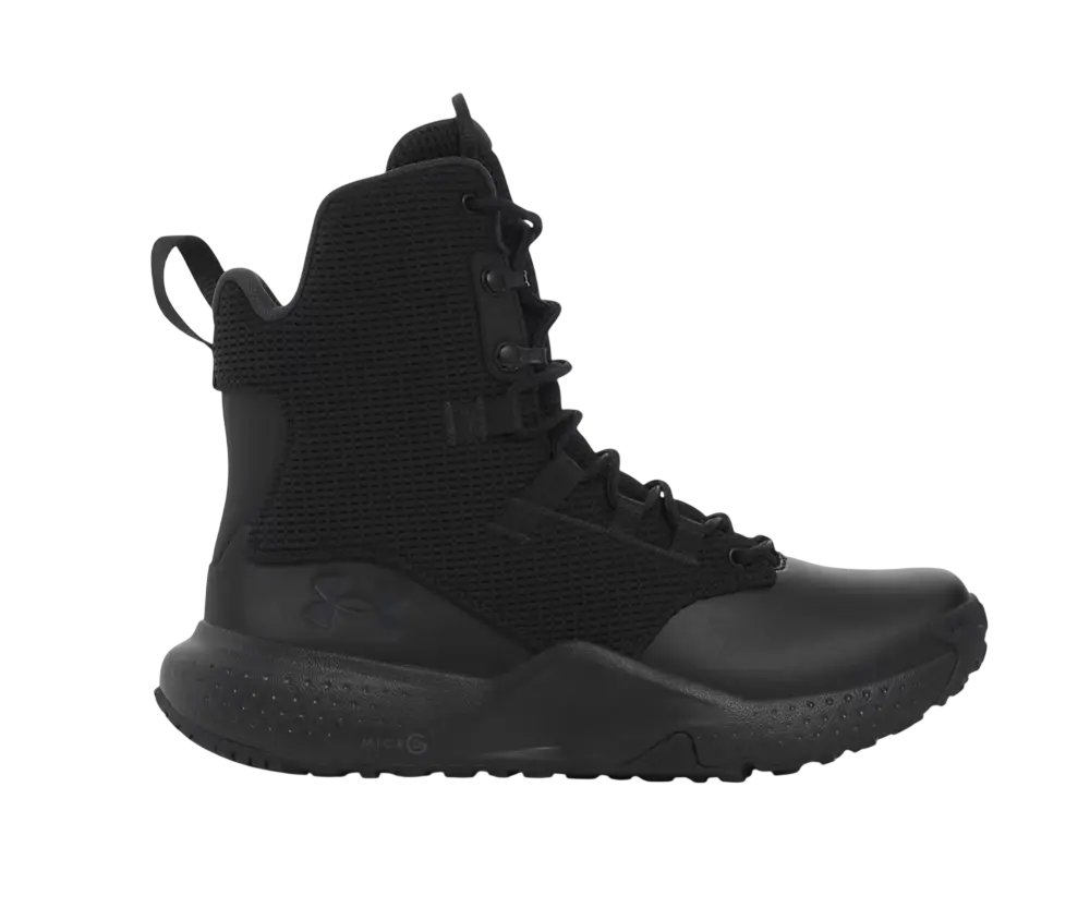 UNDER ARMOUR BOOTS MEN UA MICRO G STELLAR BLK/BLK 3028312-001