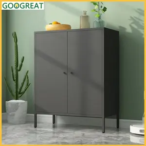 [GOOGREAT]Cabinet, Storage Cabinet Kitchen Buffet Server Table Accent Sideboard Cupboard Server Buffet Console Table With Doors Cabinet