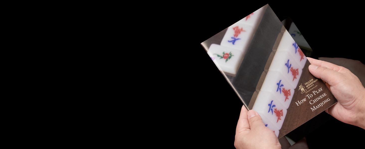 Yellow Mountain Imports Classic Chinese Mahjong Game Set, Emerald with 148 Medium-Size Translucent Green Tiles and Wooden Case