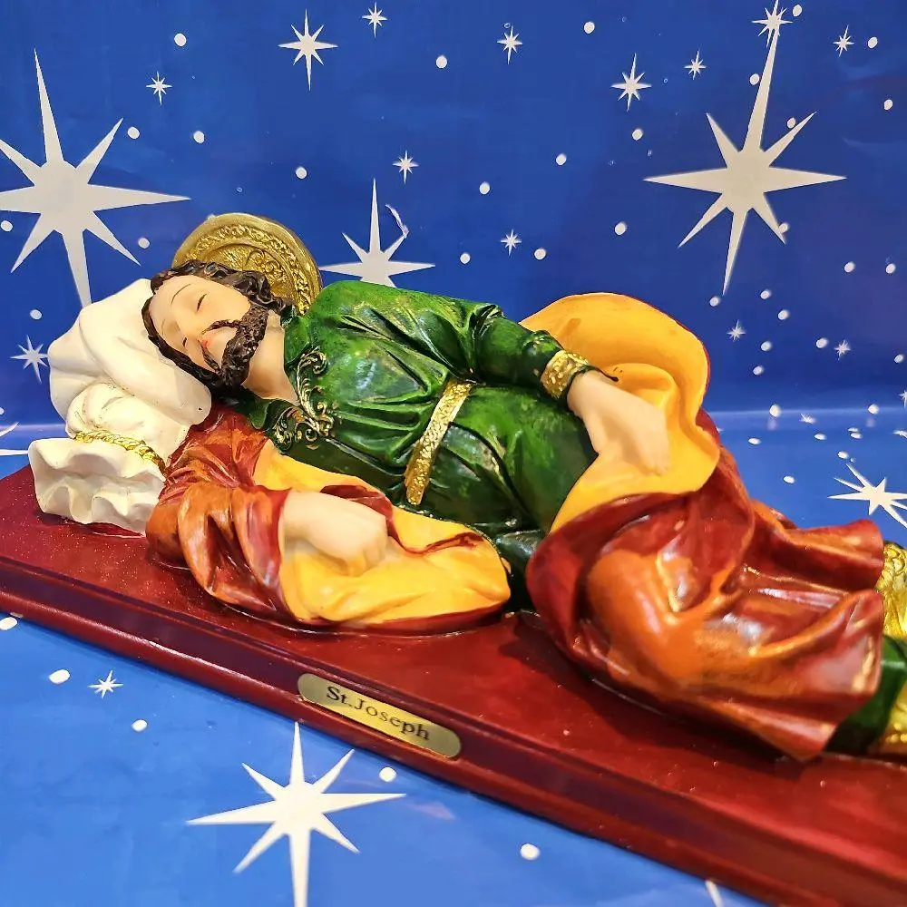San Jose Con Cajita de Peticiones - Decorative Figurine