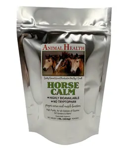 Animal Health Horse Calm - Highly Bioavailable No Tryptophan for All Ages Easy to Use Effective & Popular Horse Care Supplement