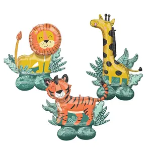 Little Gym - Get Wild Airloonz Jungle Animal Balloons - 3 Ct.