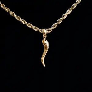 Italian Horn Pendant - Perfect Gift - (Chain Not Included)