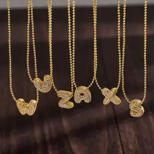 Letter initial necklace